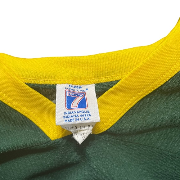 NFL Logo 7 Athletic Green Bay Packers Brett Favre 4 Jersey Large 46-48 - Picture 12 of 12
